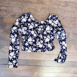 Floral crop top